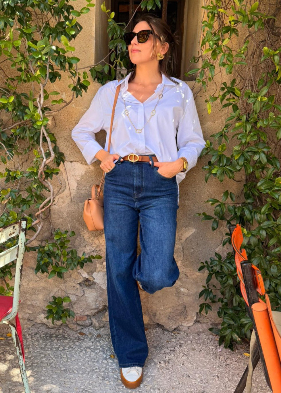 JEANS LOUISE - BLEU BRUT