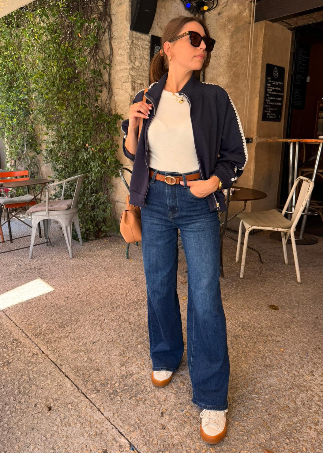 JEANS LOUISE - BLEU BRUT
