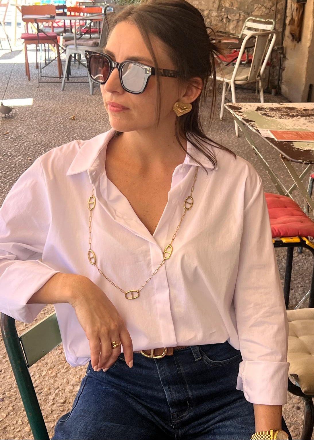 COLLIER LONG - DORÉ