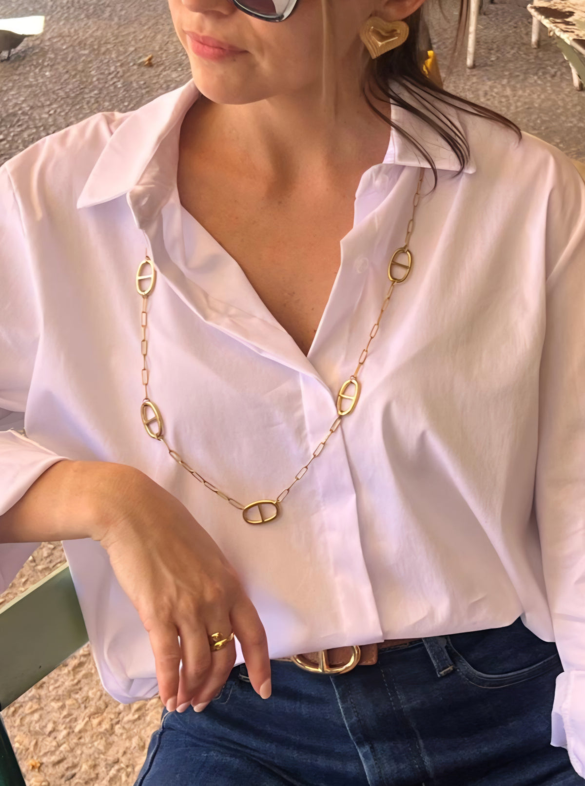 COLLIER LONG - DORÉ