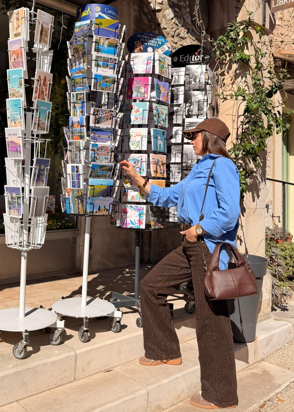 JEANS MAË – LÉOPARD CHOCOLAT