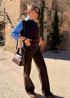 JEANS MAË – LÉOPARD CHOCOLAT