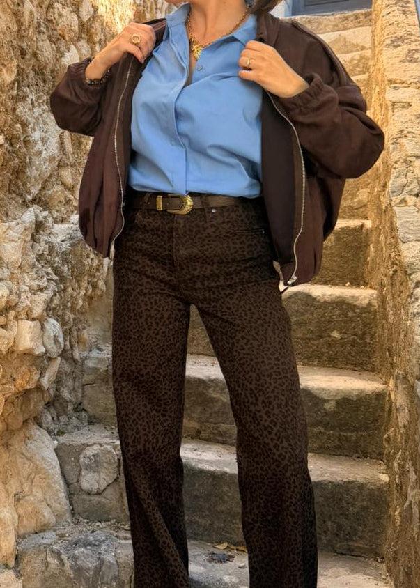 VESTE ROMANE - CHOCOLAT