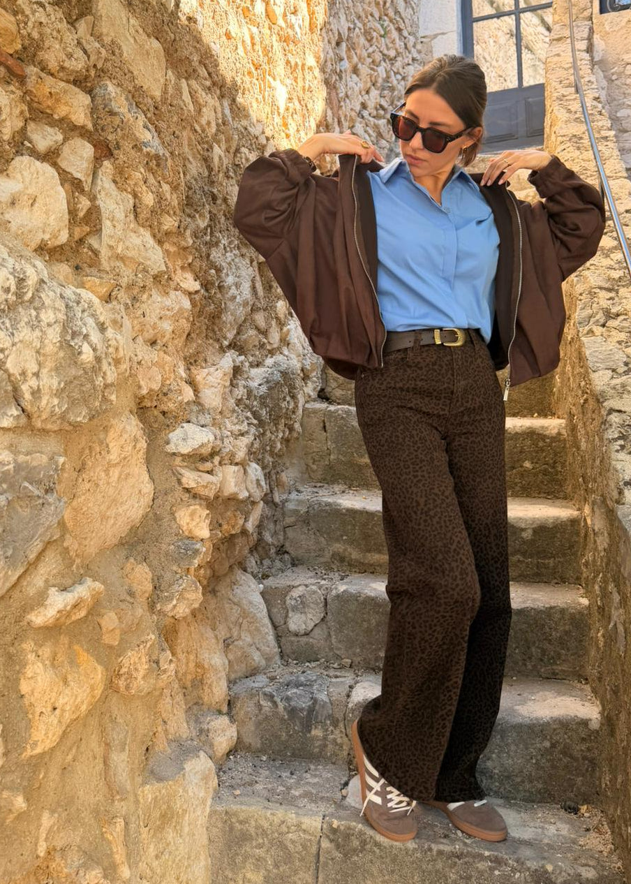 VESTE ROMANE - CHOCOLAT
