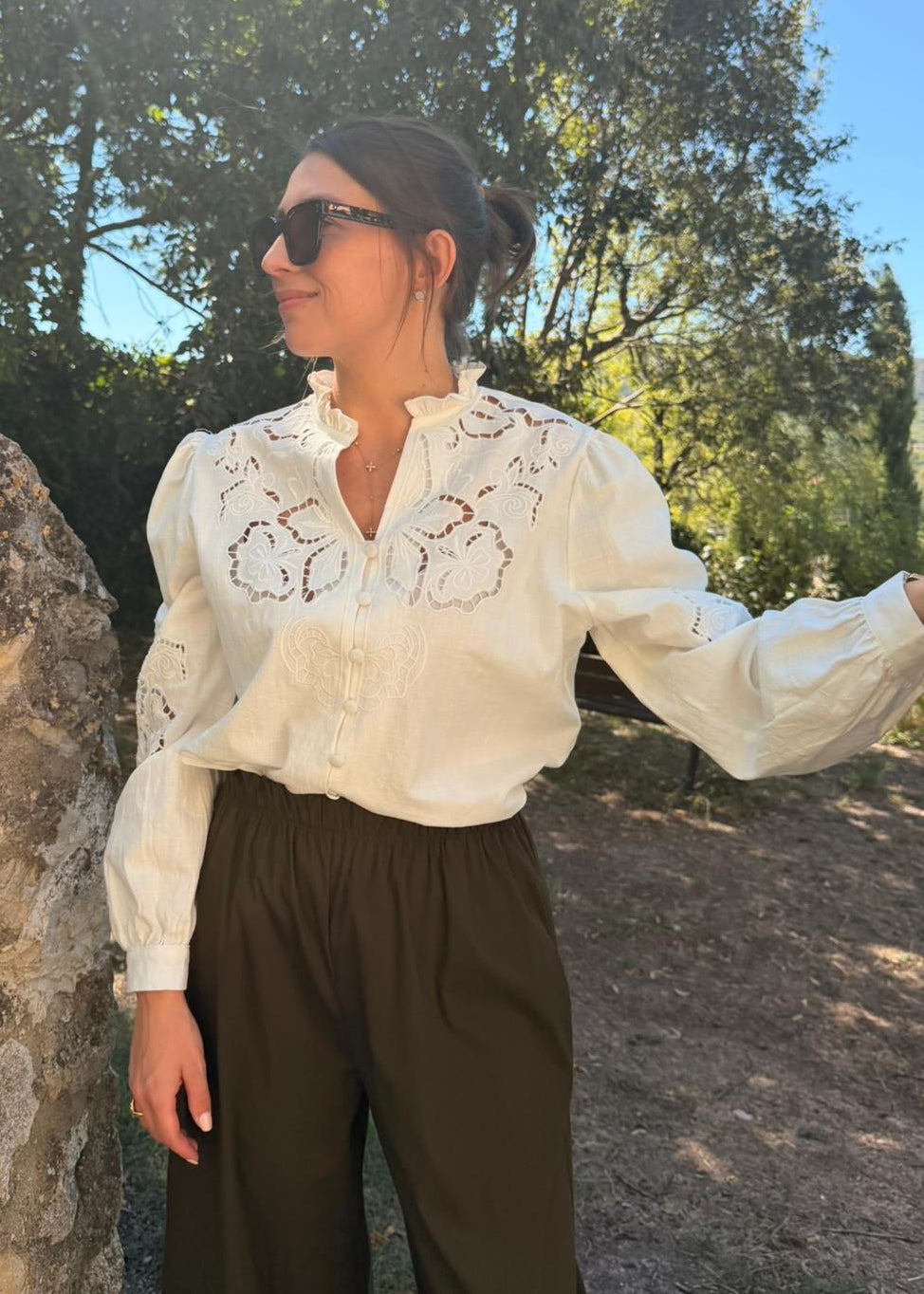 BLOUSE APOLLINE – ÉCRU