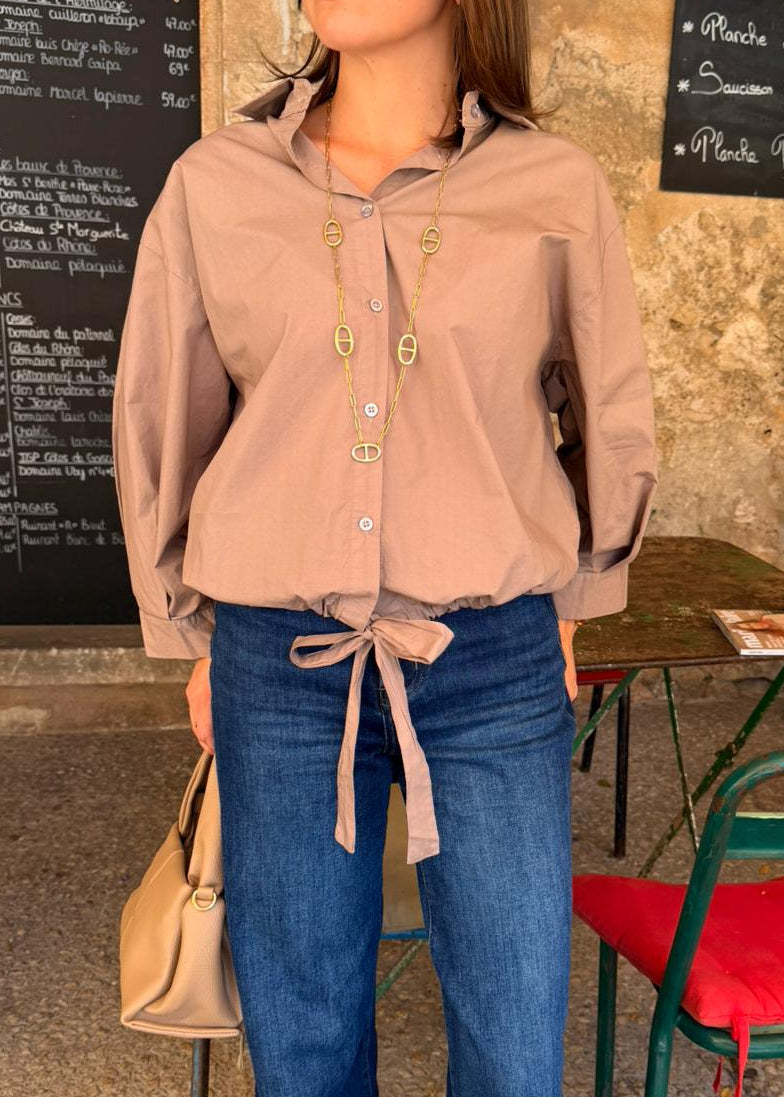 CHEMISE GARANCE – TAUPE