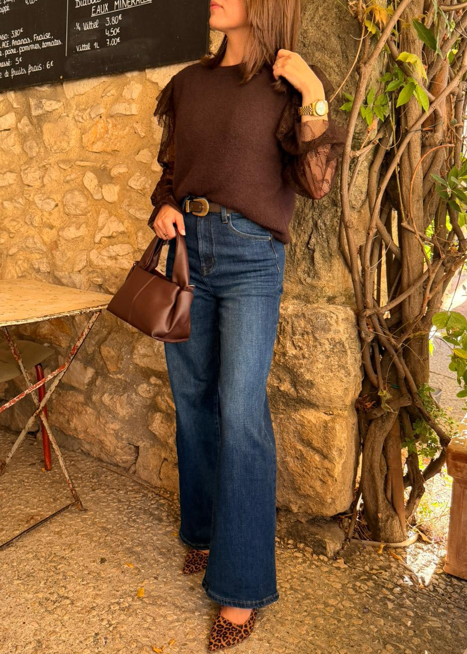 BLOUSE JULIETTE – CHOCOLAT