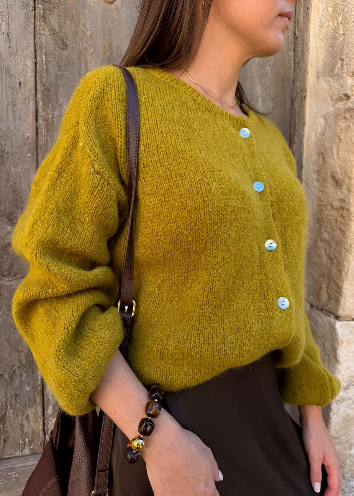 GILET ALBA - PISTACHE