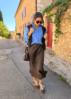 CHEMISE ROMY - BLEU AZUR