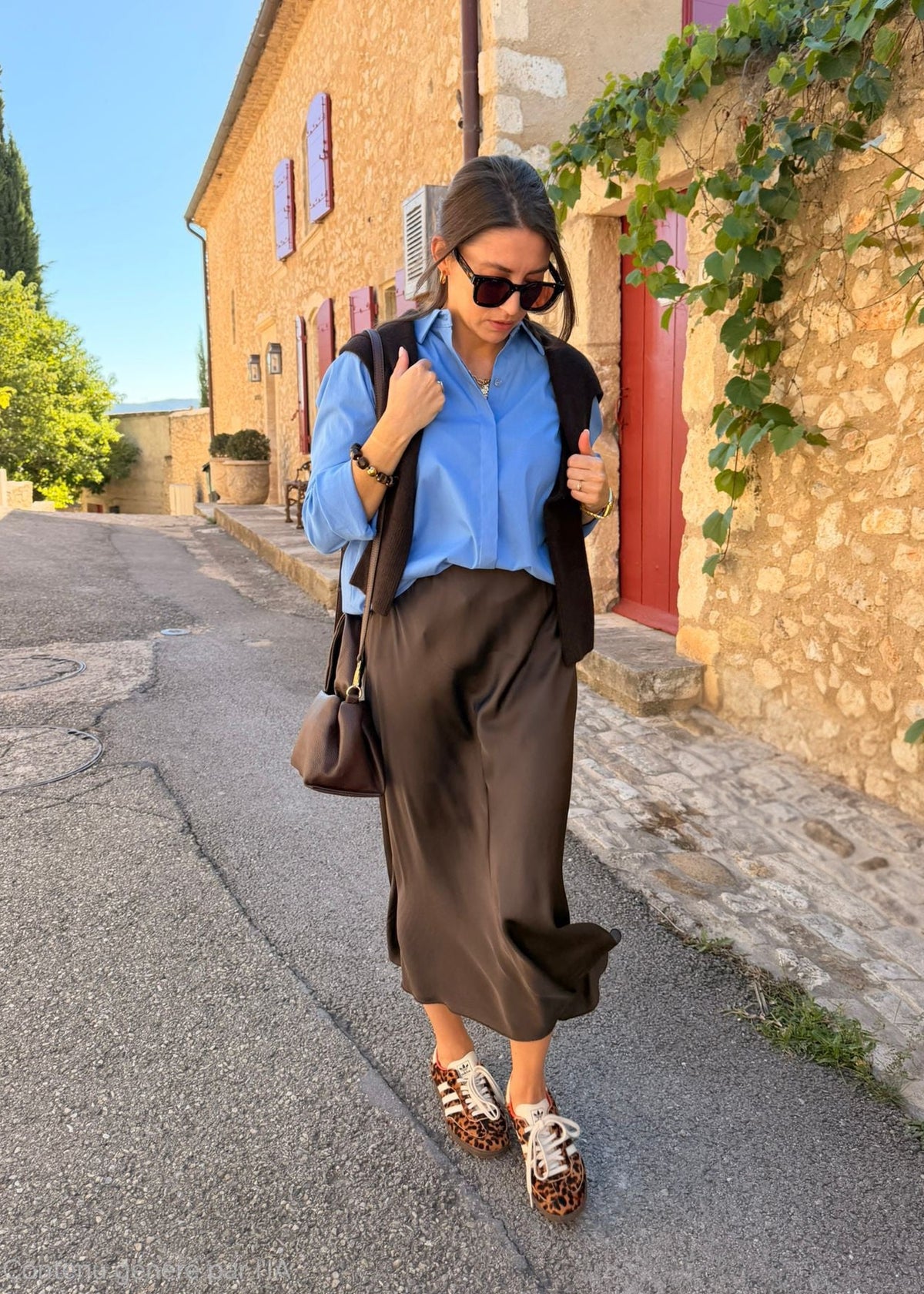 CHEMISE ROMY - BLEU AZUR