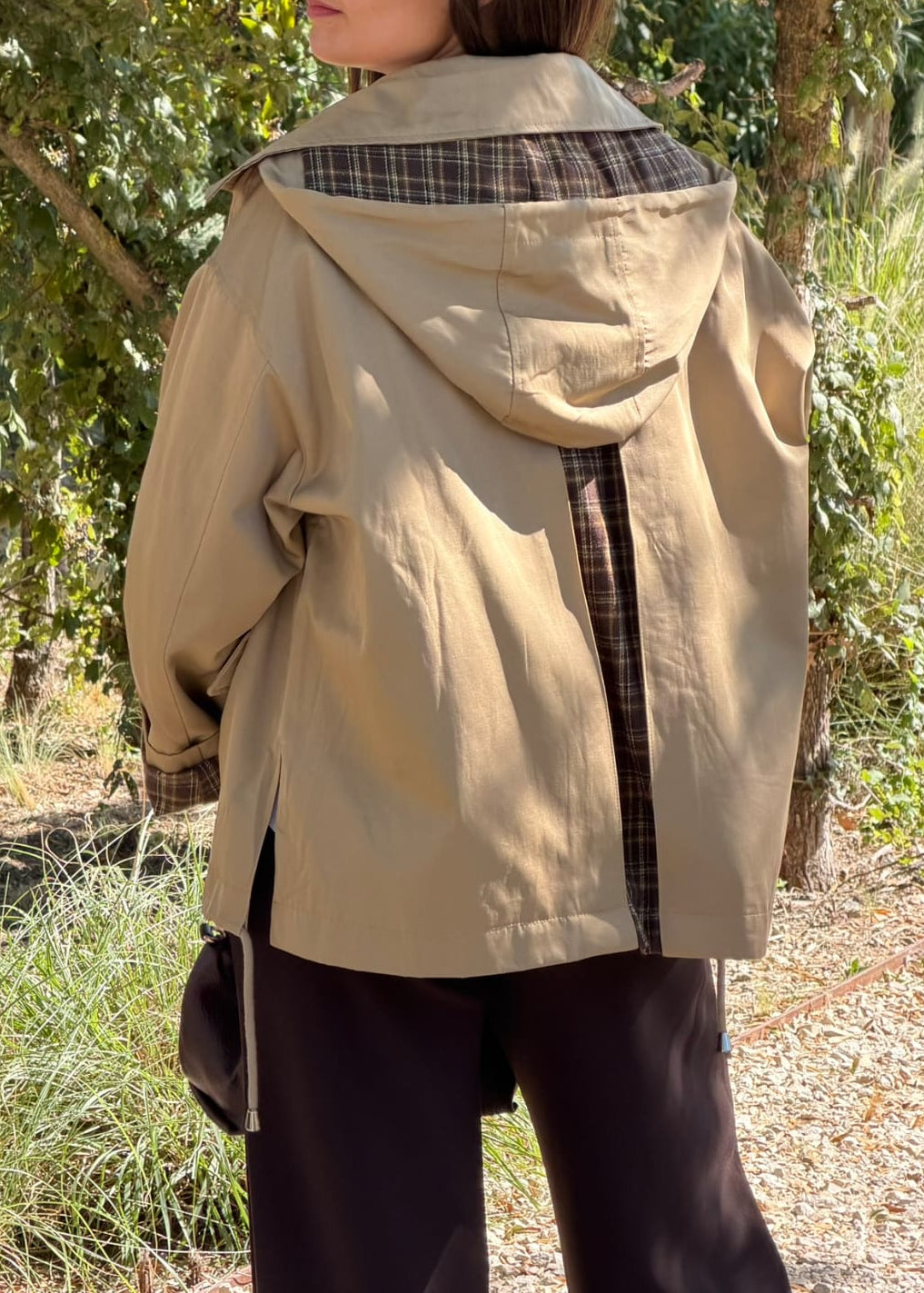 TRENCH CAPUCINE - BEIGE ET MARRON