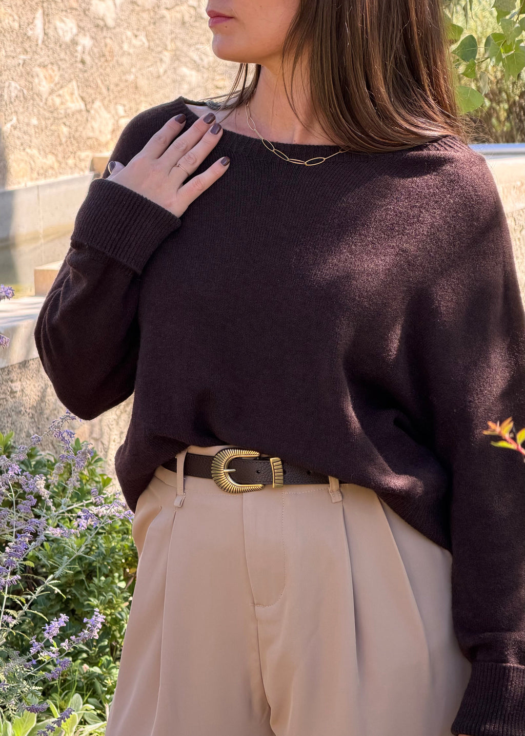 PULL ALICE - CHOCOLAT