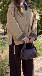 TRENCH CAPUCINE - BEIGE ET MARRON