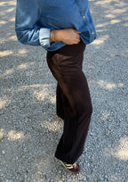 PANTALON ZOÉ - CHOCOLAT