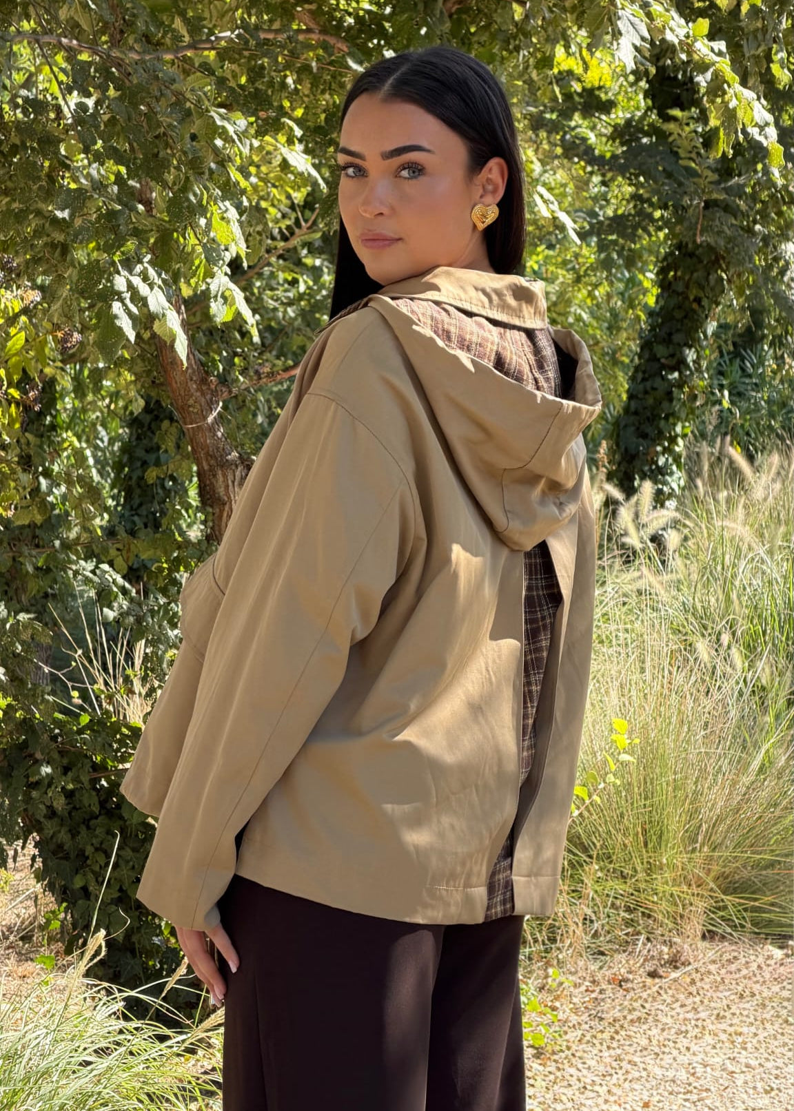 TRENCH CAPUCINE - BEIGE ET MARRON