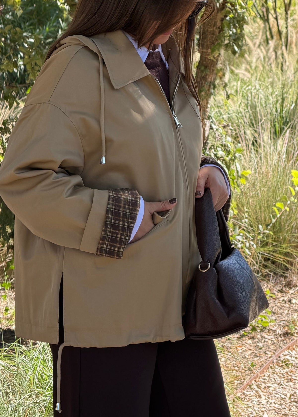 TRENCH CAPUCINE - BEIGE ET MARRON