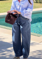JEANS BARREL - BLEU DENIM
