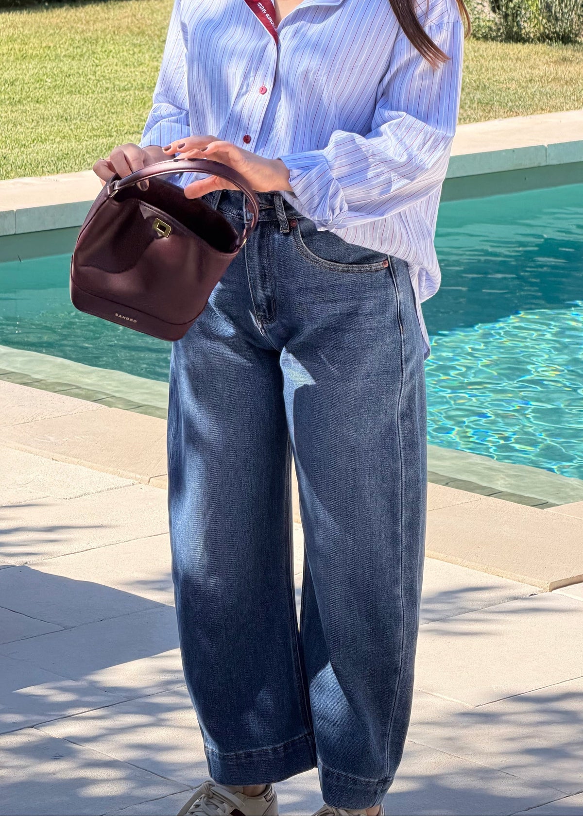 JEANS BARREL - BLEU DENIM